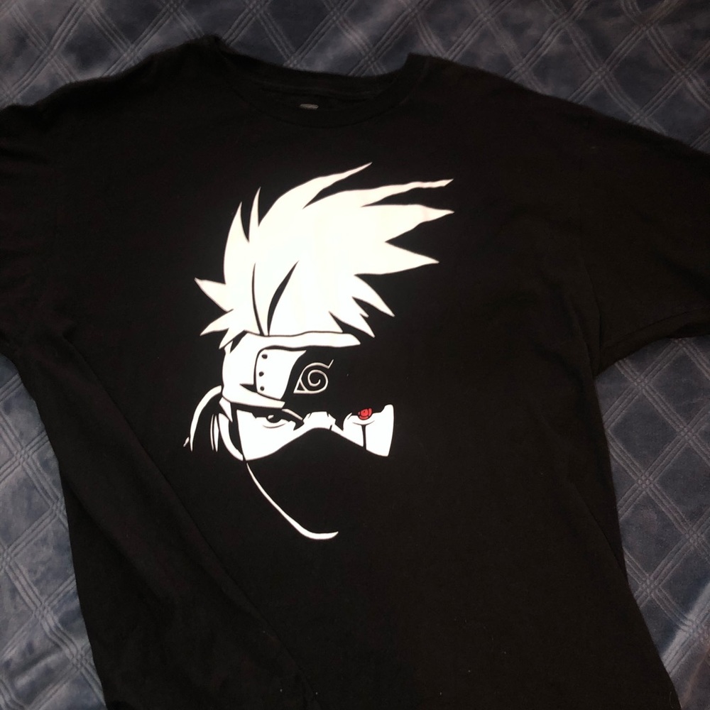 Kakashi black tshirt